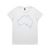 4001A Women's Maple Active Tee Thumbnail